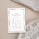Search for antique wedding rsvp cards Modern