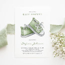 Recherche de vert de chaussure invitations Baby