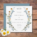 Search for daisy square wedding invitations Modern