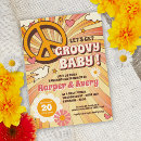 Search for 60s party invitations Hippy