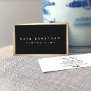 Search for gold border business cards Black