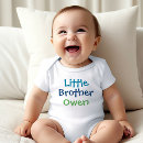 Search for baby boy bodysuits Little brother