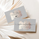 Recherche de brosse de maquillage cartes visite Or rose