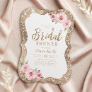 Search for glitter bridal shower invitations Elegant