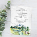 Recherche de pine tree wedding invitations Rustic