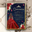 Search for brunette birthday invitations Gold foil
