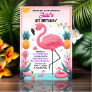 Search for girly 1st birthday invitations Tropical