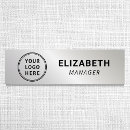 Search for silver name tags Logo