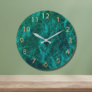 Recherche de marbre vert horloges Chic