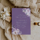 Recherche de enchant mariage invitations Violet