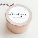 Search for simple business thank you stickers Elegant