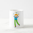 Search for juggling mugs Clown