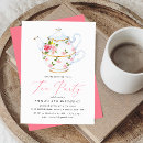 Search for kids tea party invitations Watercolor