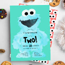 Recherche de sesame street invitations Monstre de cookies