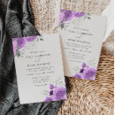 Search for purple and silver wedding invitations Floral