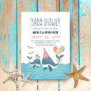 Search for whale baby shower invitations Tropical