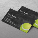 Recherche de professeur de tennis cartes visite Professionnel
