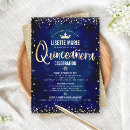 Search for navy blue quinceanera invitations Mexican spanish latina