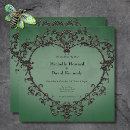 Search for green and black wedding invitations Elegant