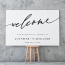 Recherche de affiche de bienvenue mariages Calligraphie simple