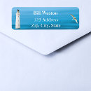 Search for ocean lighthouse return address labels Navy blue