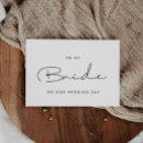 Search for to my bride on our day weddings Minimalist