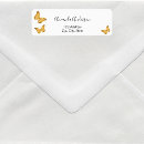Search for white butterflies return address labels Butterfly