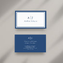 Search for blue border business cards Modern