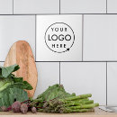 Recherche de restaurant carreaux Logo commercial