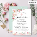 Search for pink and mint green invitations Watercolor floral