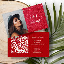 Recherche de paillettes rouges cartes visite Pour tous