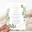 Recherche de geometric invitations Gold geometric frame