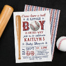 Recherche de baseball baby shower garçon invitations Toute étoile