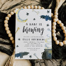Search for cute baby bat invitations Mother to be