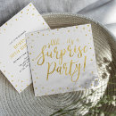 Search for gold and white 50th birthday invitations Surprise party