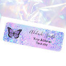 Search for artistic return address labels Glitter