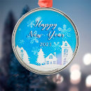 Search for happy new year ornaments Blue