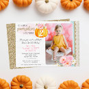 Search for fall pumpkin birthday invitations Kids birthday party