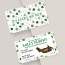 Search for boys business cards Play date
