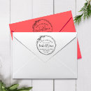 Recherche de timbres de noël Adresse de l'expéditeur
