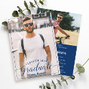 Search for navy blue graduation invitations Class of 2024