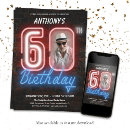 Search for male 60th birthday invitations Retro