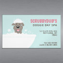 Search for bubble bath business cards Dog groomer