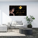 Search for college graduate congratulations posters Black and gold
