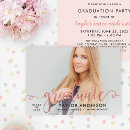 Search for rose gold graduation invitations Trendy