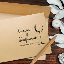 Search for wine rubber stamps Modern