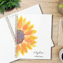 Search for sunflower planners Floral flowers