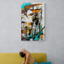 Search for guitar canvas prints Black