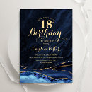 Search for royal blue 18th birthday invitations For her