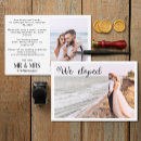Recherche de after mariage invitations We eloped